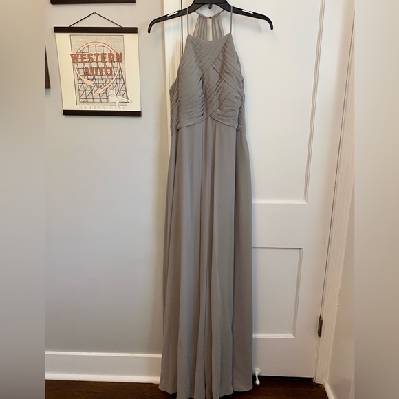 Azazie Dresses & Skirts - Azazie Ginger Bridesmaid Dress Silver